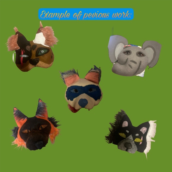 Therian/Furry mask commissions! Plz read description! - Picture 2 of 4